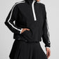 Beyond Yoga - Course Contrast Half Zip Pullover Jacket