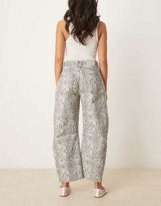 Free People - Good Luck Mid Rise Barrel Jeans