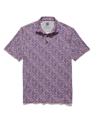 Flags & Anthem - Winfield Multi Star Short Sleeve Performance Polo