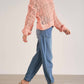 Elan - Crochet Boat Neck Sweater