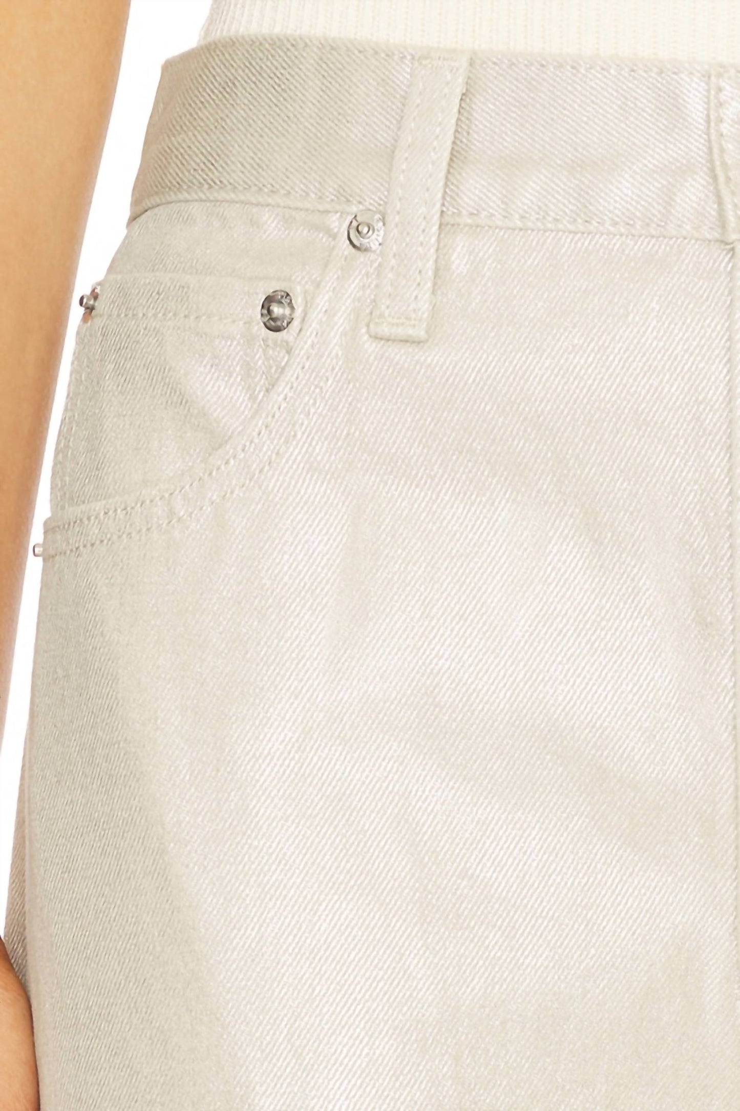 Pistola - Tate High Rise Bowed Wide Leg Jeans