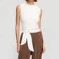 Modern Citizen - Rumi Cropped Sleeveless Wrap Top