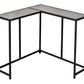 Corner Accent Console Table For Entryway, Unique L-Shaped Design