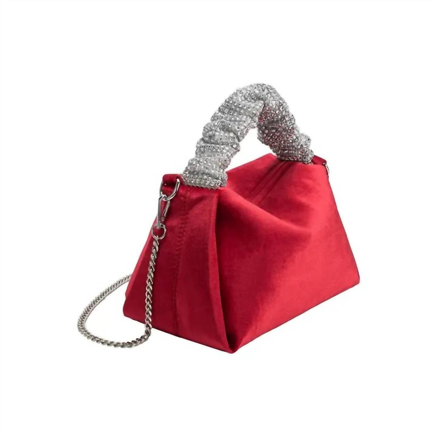 Melie Bianco - Women's Estela Velvet Top Handle Bag