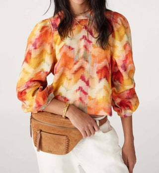 Ba&Sh - Primrose Puff Sleeve Sweatshirt Top