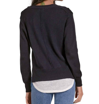 Elan - V Neck Layered Sweater