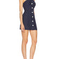 Matthew Bruch - Twist Button Up Mini Dress
