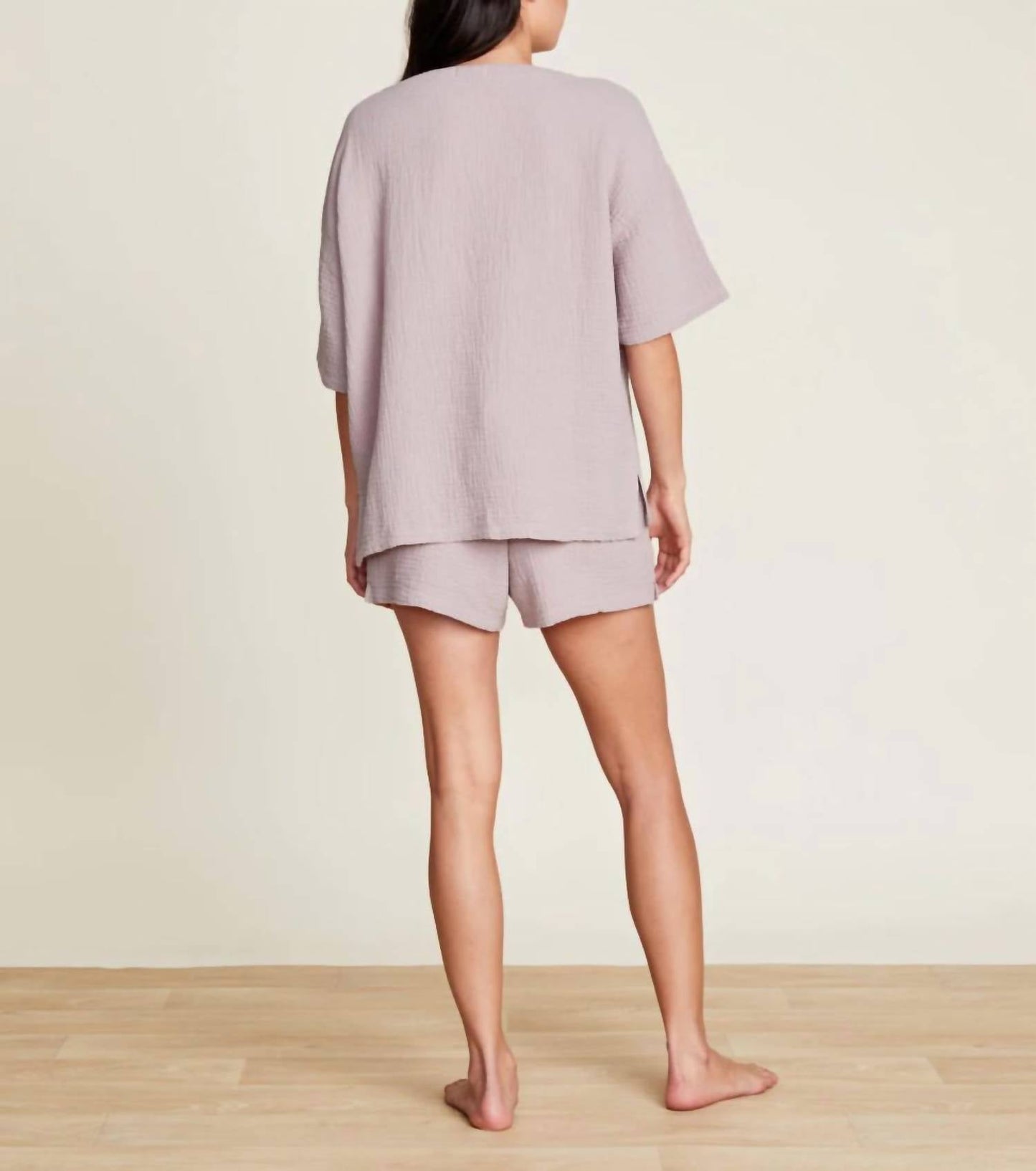 Barefoot Dreams - MALIBU COLLECTION SUN SOAKED CRINKLE COTTON TEE & SHORT SET