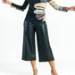 Clara Sunwoo - Paint Stroke Side Print Knit Top