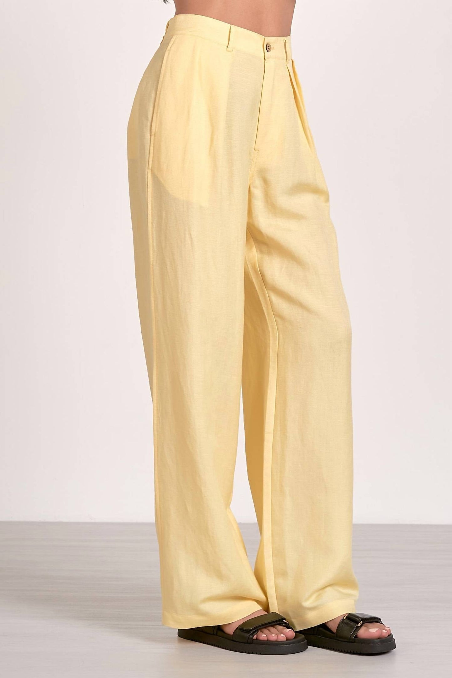 Elan - Linen Pleated Pants