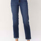 Judy Blue - High Waist Sustainable Cool Denim Cuffed Boyfriend Jeans