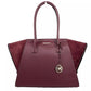 Michael Kors - Women's Avril Suede Leather Top Zip Satchel Bag