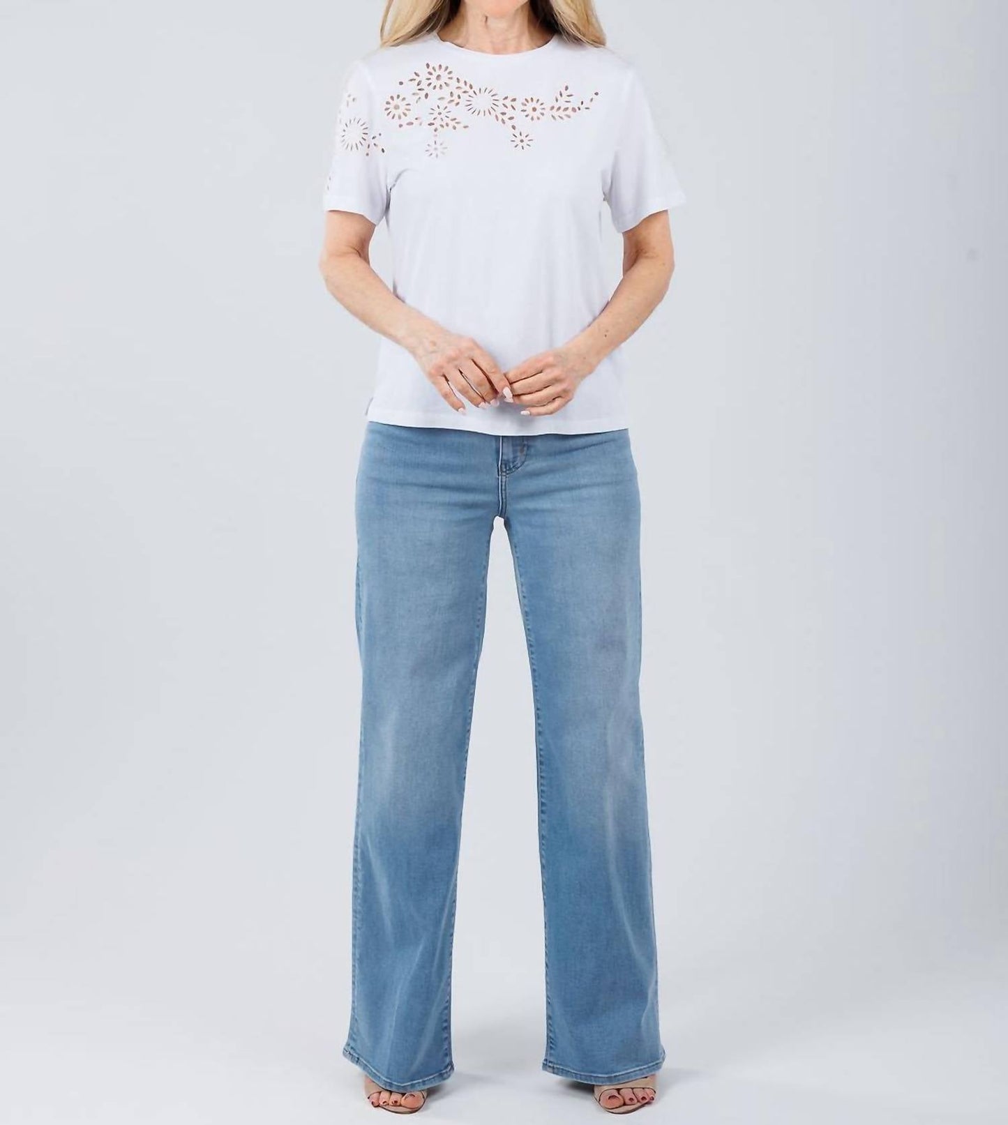 Elliott Lauren - Eyelet Tee
