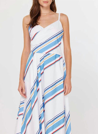 Current Air - Juliette V-neck Wrap Midi Dress