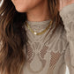 Chansuttpearls - Women's Chain With Diamond Pendant Necklace