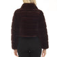 Belle Fare - Devon Short Faux Rex Fur Bomber Jacket Coat
