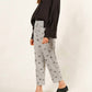 124 Voltaire - Triangle Print Tapered Pant
