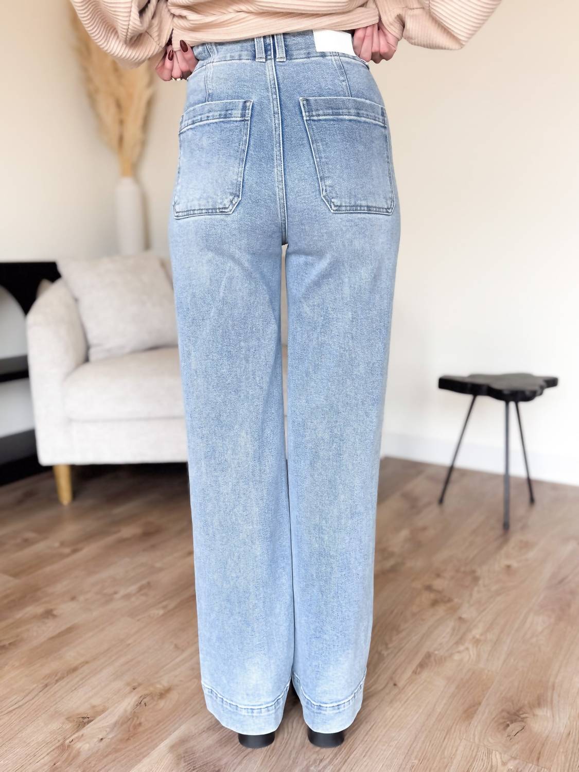 Pistola - Poppy High Rise Wide Leg Jeans