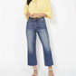 Judy Blue - Cropped Raw Hem Jeans