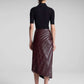 A.L.C. - Tracy Textured Vegan Leather Skirt