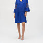 Joseph Ribkoff - Laser Cut Sleeves A-line Dress