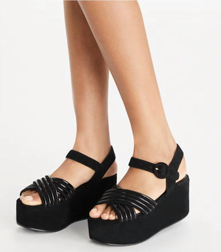 Tory Burch - Bombe Cross-Strap Platform Sandal