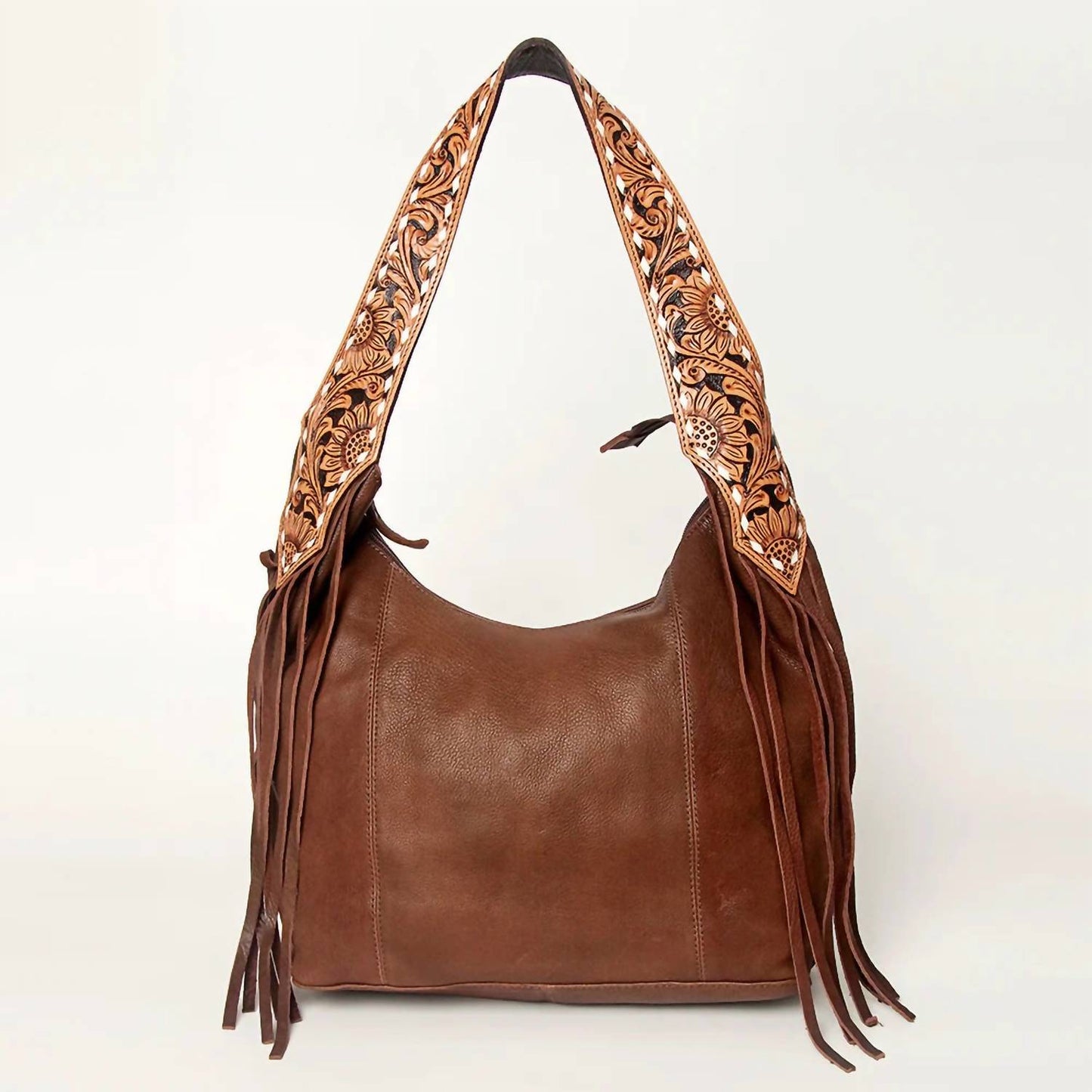 American Darling - Women's Genuine Full Grain Leather Western Hobo Bag
