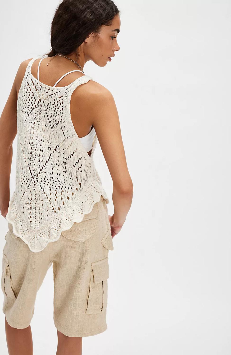 Free People - Sea Song Scoop Neck Tank Top