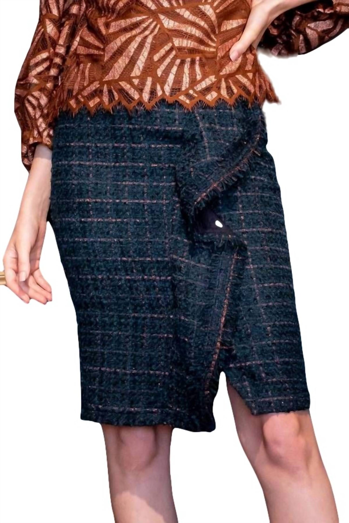Eva Franco - Tweed Pencil Skirt