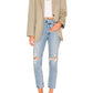 Agolde - Riley High Rise Straight Leg Jeans