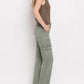 Vervet By Flying Monkey - High Rise Cargo Straight Jeans