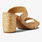 Mia - Women's Wide Strap Straw Heels Sandal