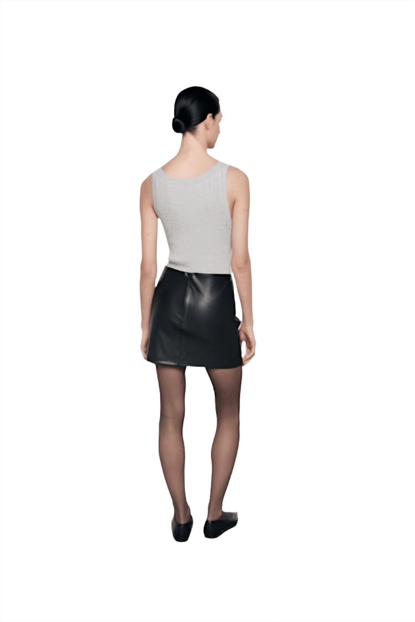 Enza Costa - Vegan Soft Leather Mini Skirt