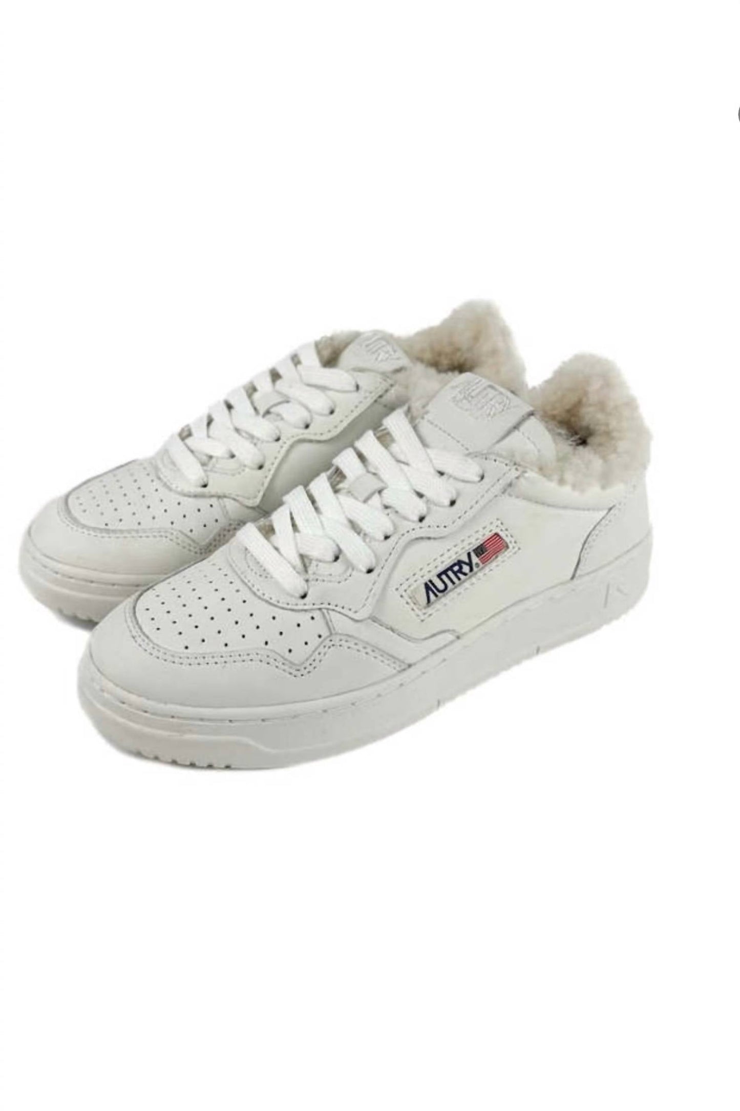 Autry - Women's Medalist Low With Shearling Sneaker