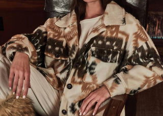 Elan - Aztec Print Coat