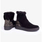 Johnny Was - GRADI EMBROIDERED SLIP ON BOOTIE