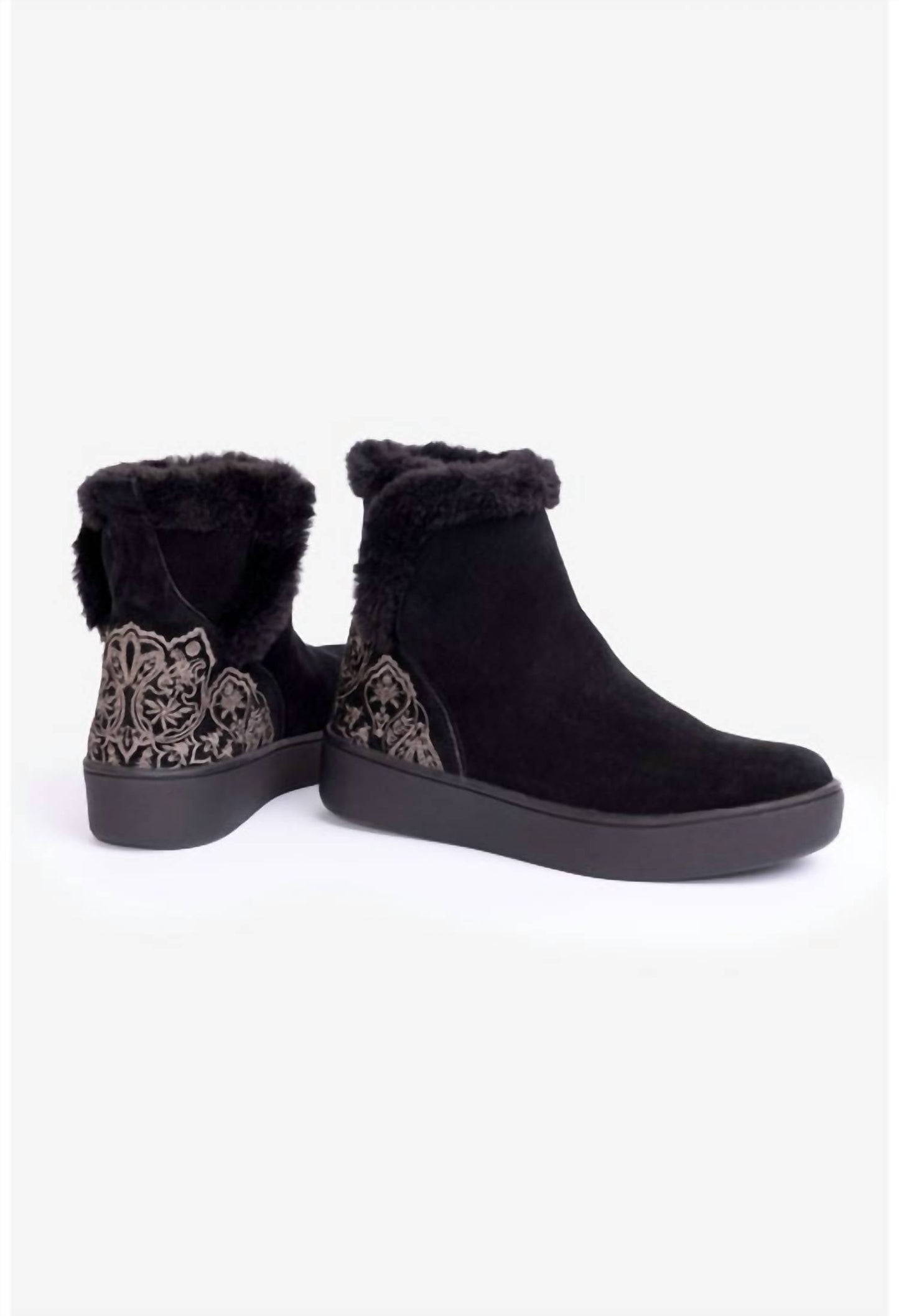Johnny Was - GRADI EMBROIDERED SLIP ON BOOTIE