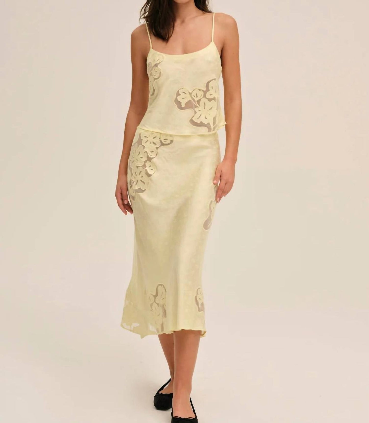 Lil Lemons By For Love And Lemons - Sunrise Midi Skirt