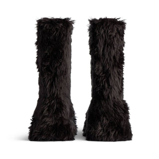 Balenciaga - Pre-loved Women Faux Fur Snow Boots