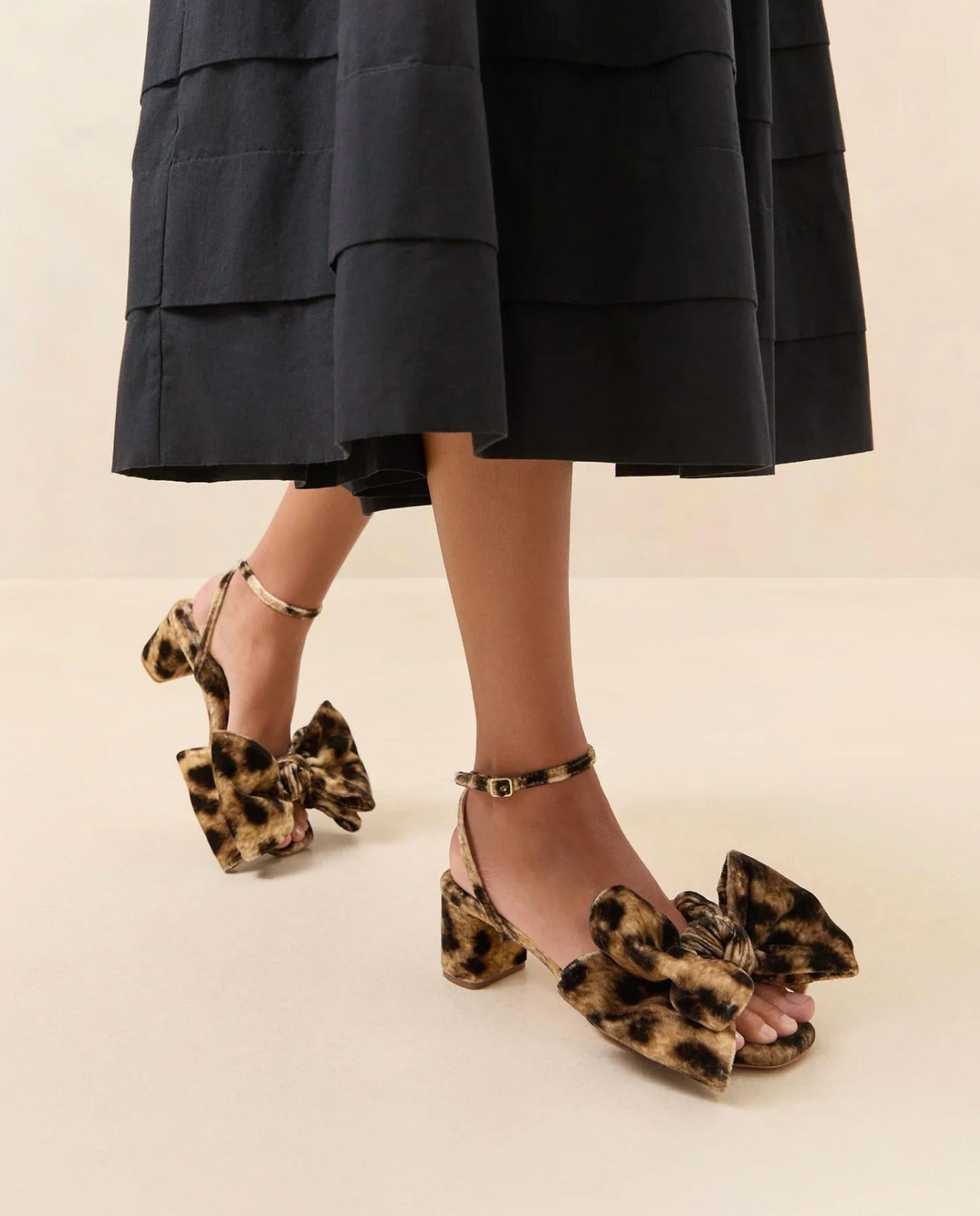 Loeffler Randall - Carmen Mid Heel Bow Sandal