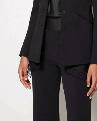 Simkhai - Ariah Front Slit Crepe Satin Pant