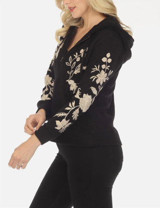 Johnny Was - Junie Meallic Thermal Hoodie