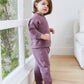 Paigelauren - Kids Sherpa Sweatshirt Set Sweatpants