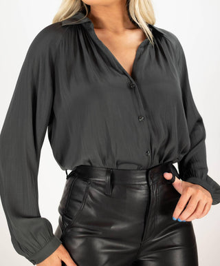 Sanctuary - Casually Cute Sateen Blouse