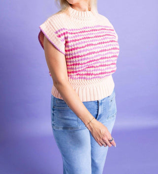 &Merci - Mock Neck Sweater Vest