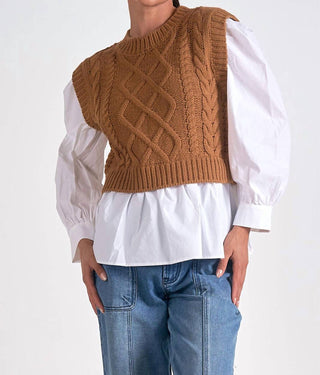Elan - Elisa Layered Sweater Vest