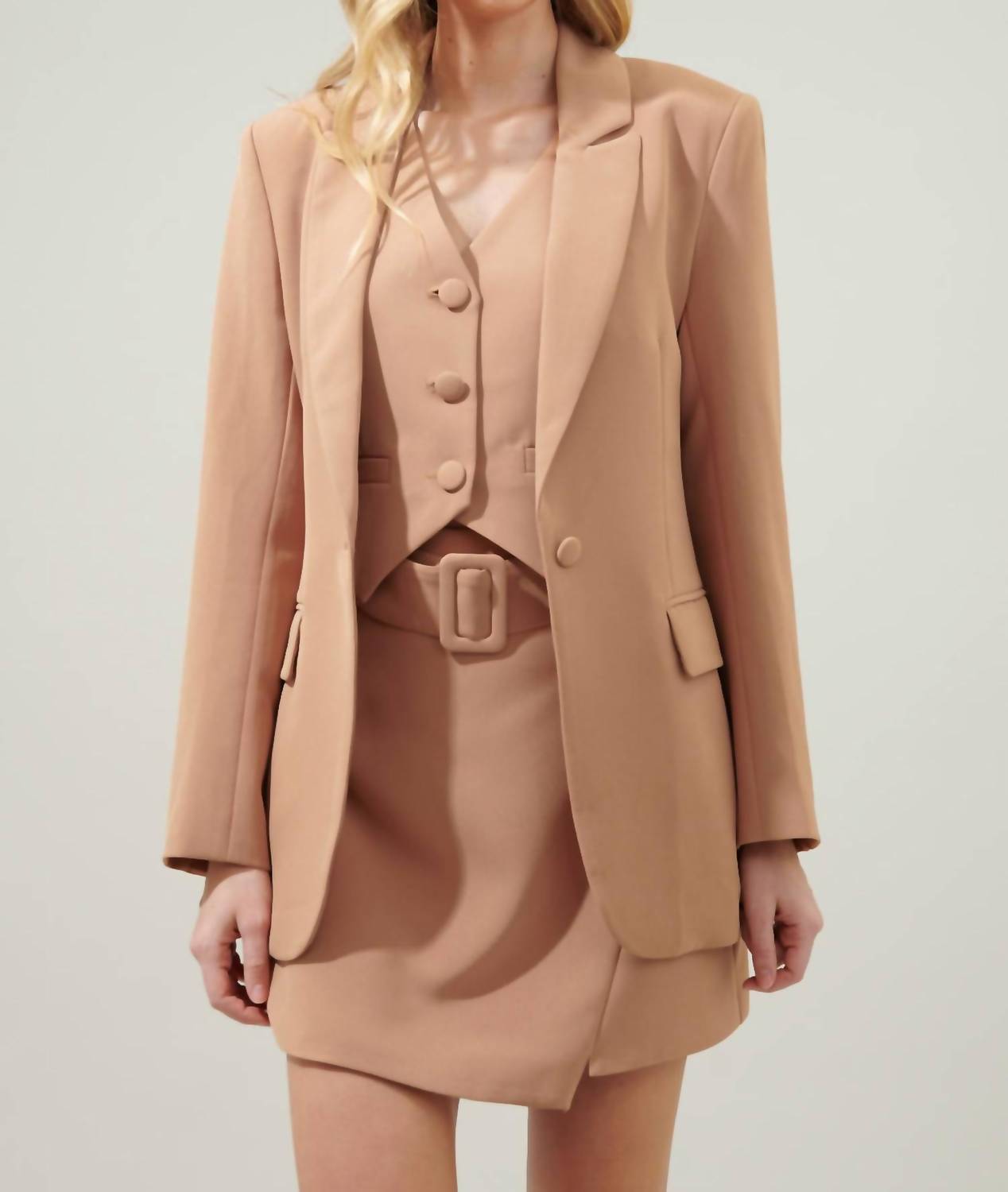 Sugarlips - Chelsea Fitted Notch Lapel Blazer