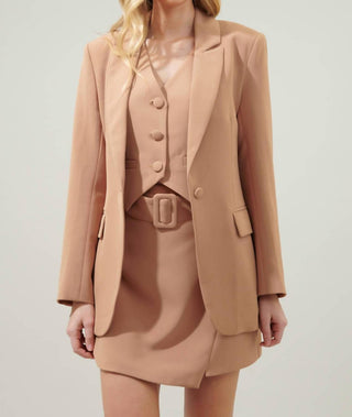 Sugarlips - Chelsea Fitted Notch Lapel Blazer