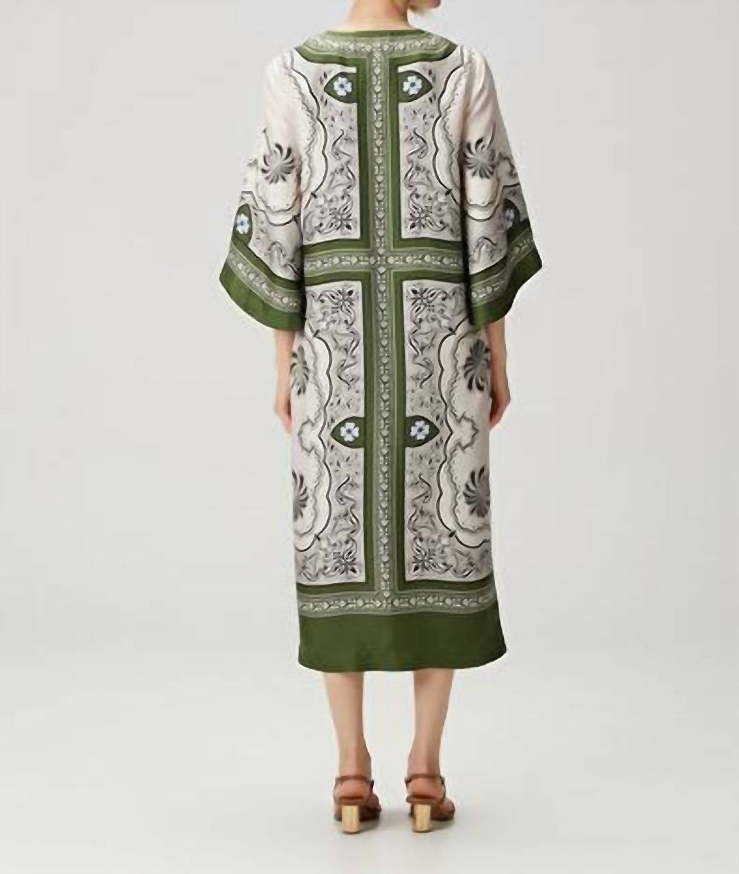 La Doublej - Floral Silk Caftan