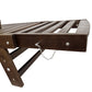 TOPMAX Outdoor Adjustable Patio Wooden Daybed Sofa Chaise Lounge with Cushions